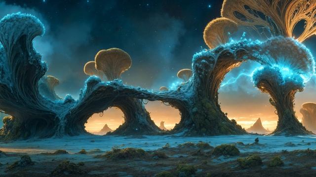 OMNILUX - cinematic atmospheric ambient - floating ambience with sci-fi visuals