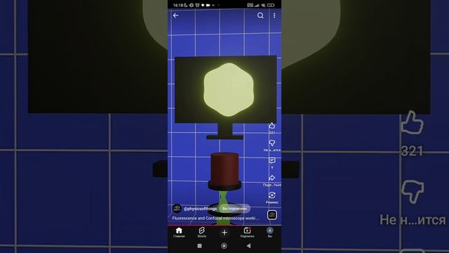 работа флуоресцентного микроскопа .mp4