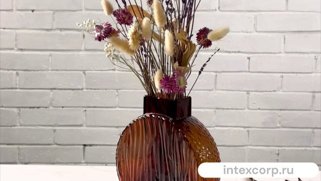 Стеклянная ваза МИЭЛЬ, 21 см, 868383