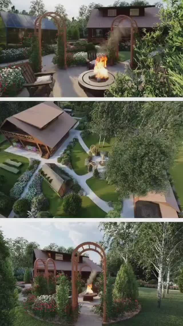 Ландшафтный проект. Озеленение | Анна Мер