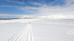 Камчатка, На снегоходе к горячим источникам Верхне-Опалинские.