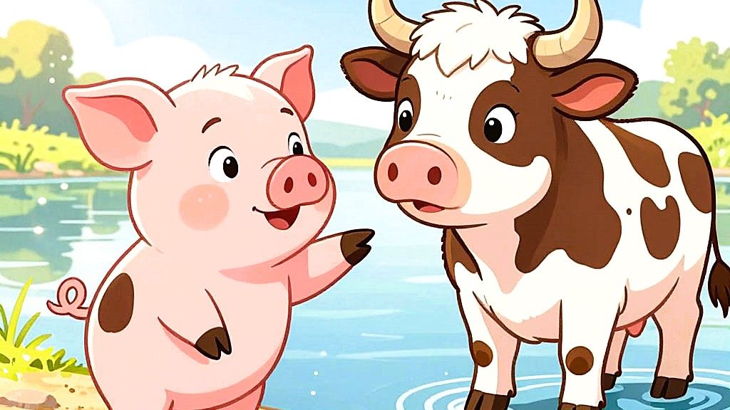 В гостях у сказки Неразлучные друзья. Аудиосказка с картинками для малышей.