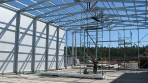 Строительство склада из ЛСТК в Калуге