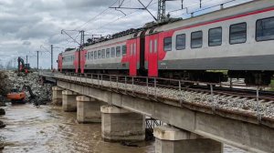 Железнодорожное сообщение восстановлено после сильнейших паводков в Дагестане