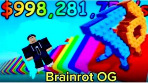 Играю в построй лестницу и забери брэинрот