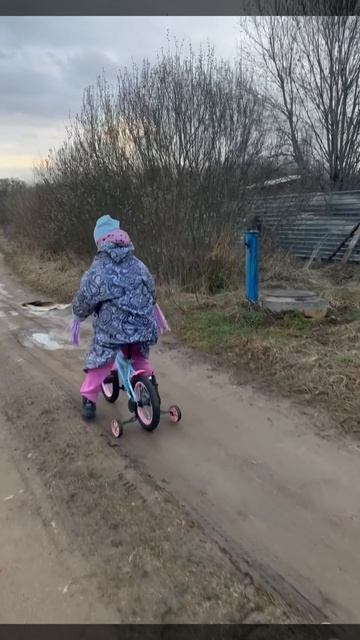 Деревенский вайб. Ну и что что велик маловат зато не пешком