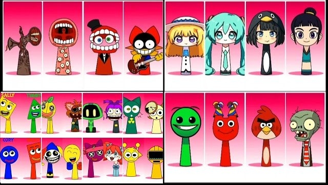 Sprunki OC ВСЕ этапы | Компиляция Incredibox ЗАВЕРШЕНА #sprunki #incredibox #sprunkioc