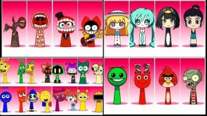 Sprunki OC ВСЕ этапы | Компиляция Incredibox ЗАВЕРШЕНА #sprunki #incredibox #sprunkioc