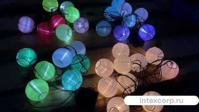 Садовая гирлянда Solar ЧАЙНА-ЛАЙТ на солнечной батарее, холодные белые LED-огни, 894590-1