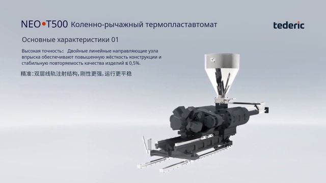 NEO·T500: одноэтапное литье складных ящиков | решение Tederic