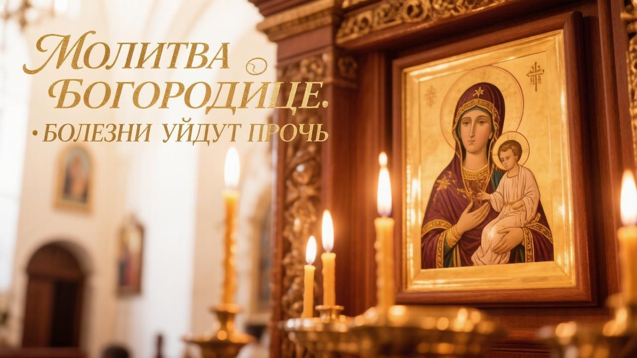 Сильная молитва Пресвятой Богородице все болезни уйдут прочь🕯️