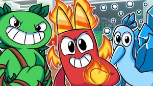 САД БАН БАНА, НО ВСЕ ЭЛЕМЕНТАЛИ!   Garten of Ban Ban 2 - Анимации на русском