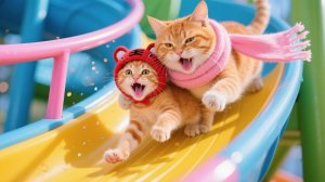 10 удивительных моментов! Большие приключения котёнка в тигровой шапочке