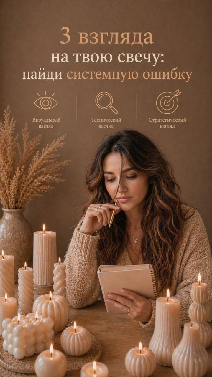 Практика 3 взгляда на твою свечу. Найди системную ошибку