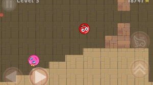 прохождение игры NEW RED BOLL 2. Уровни 0-4. Красный шар и Пинки начало приключения