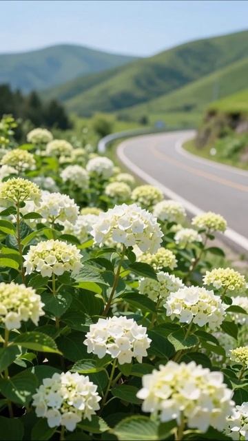 Цветы вдоль дороги: красота природы природа цветы ландшафт