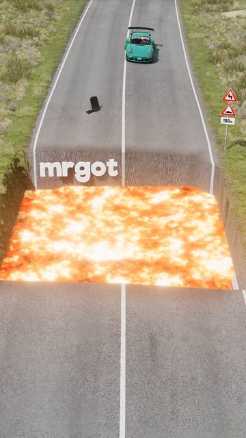 Опасная трасса 🚗 Лава