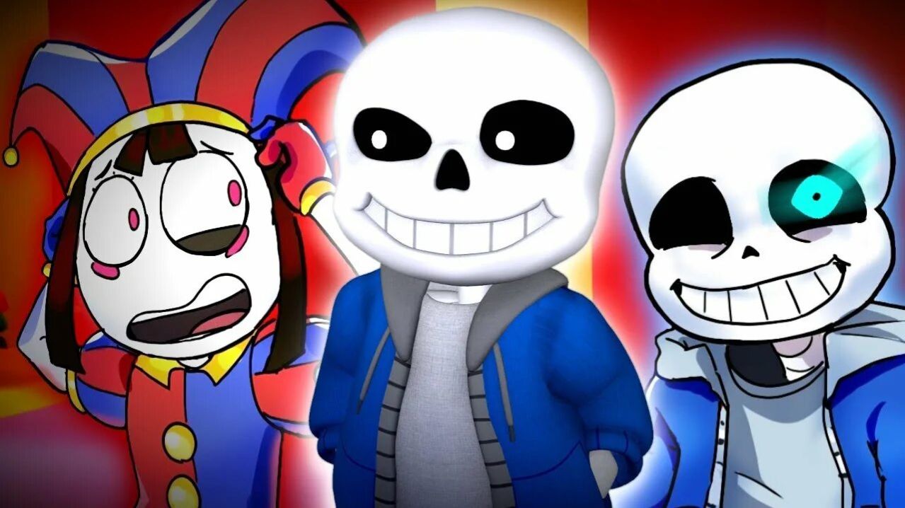 Что ,если бы САНС попал в УДИВИТЕЛЬНЫЙ ЦИФРОВОЙ ЦИРК (1 серия 1 часть)