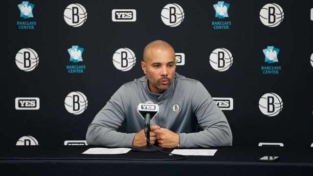 Jordi Fernández, Ochai Agbaji and Drake Powell on Nets Victory vs. Sacramento