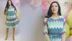 Платье в стиле Missoni сшить своими руками без выкройки часть 1