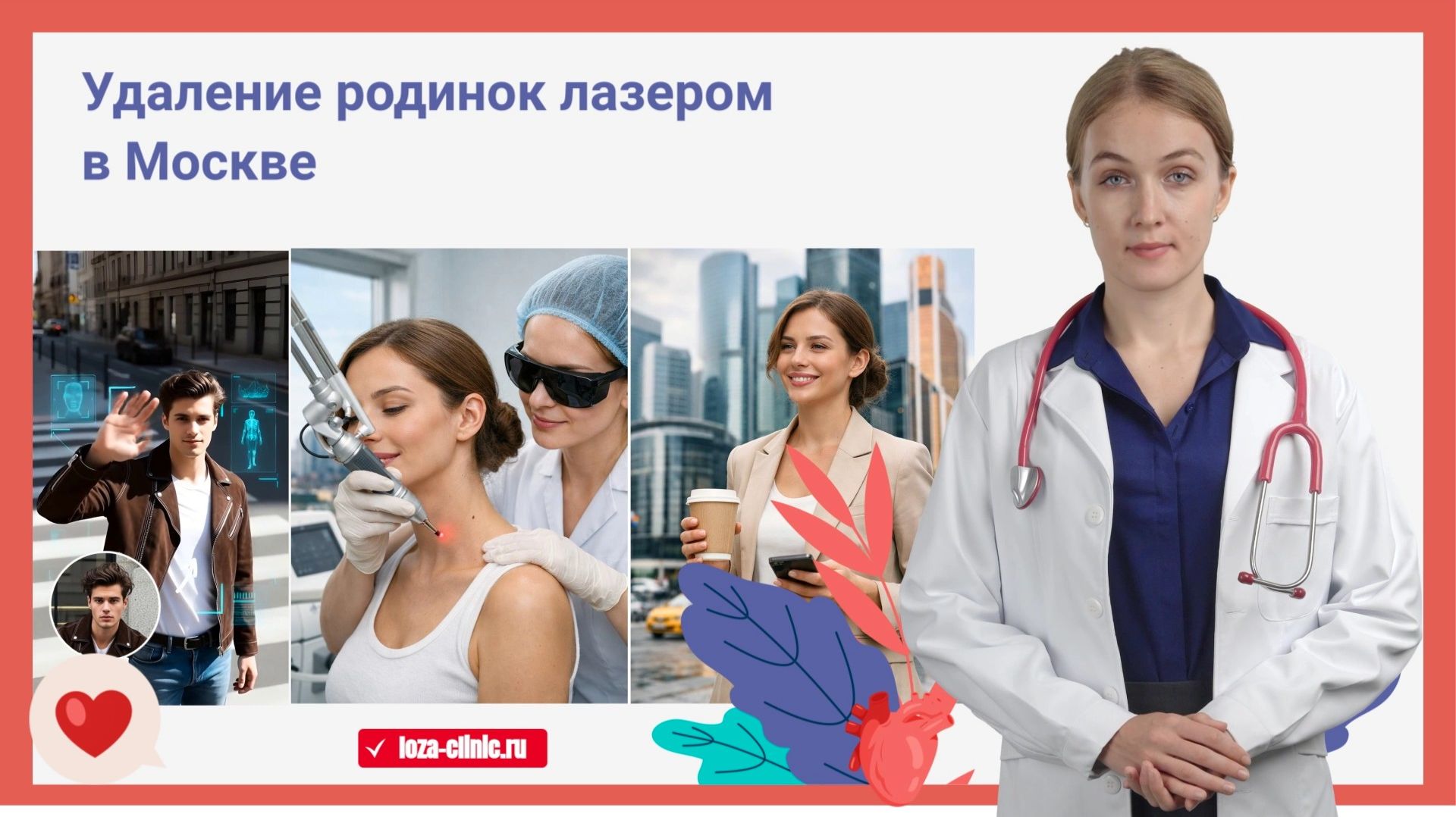 Удаление родинок лазером в Москве