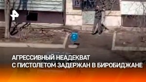 Агрессивного мужчину с пистолетом обезвредили и госпитализировали в Биробиджане