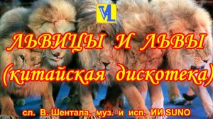 Львицы и львы,  сл.  В. Шентала,  муз.  и  исп.  ИИ SUNO