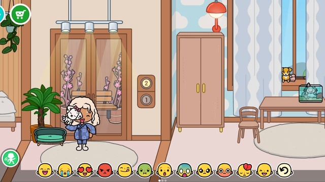 Рум тур на 2 этаж в токе боке 🌷