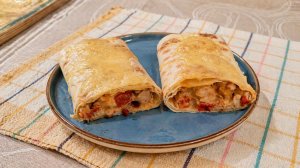 Рулеты из лаваша с курицей — сочно, просто и очень вкусно! 😍