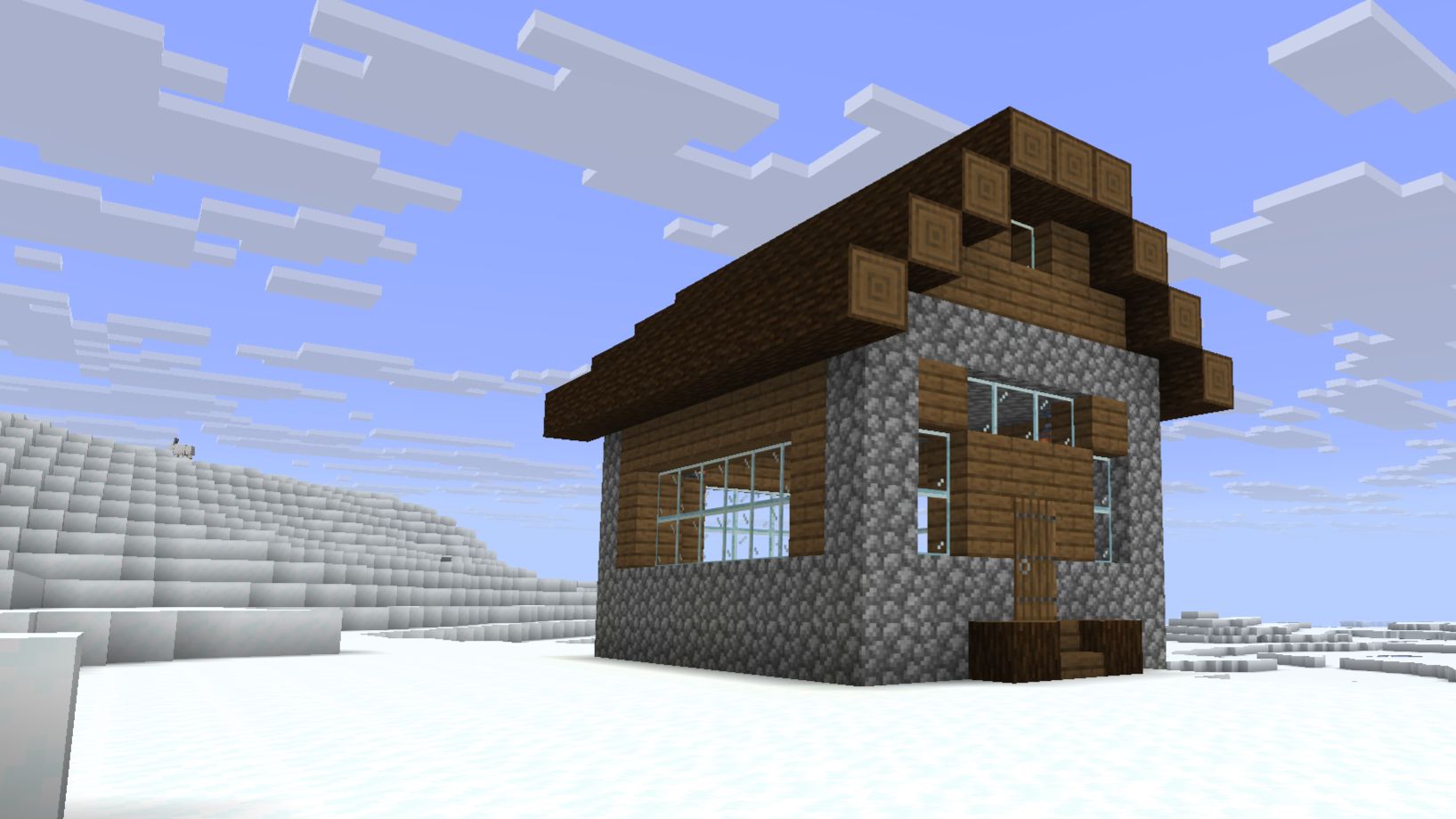 КАК ПОСТРОИТЬ В MINECRAFT СЕВЕРНЫЙ ДОМ