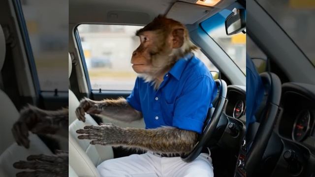 Макака едет работать на аэс часть 1