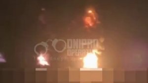 Огонь выше неба,в Днепропетровске горит объект врага промзона полностью в огне