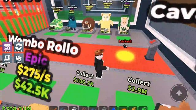 Снова играю в steal a brainrot