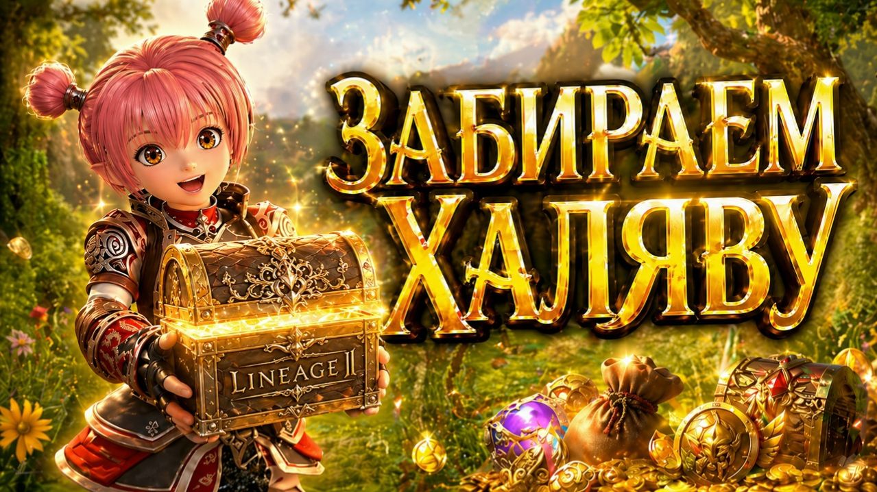 ВРЕМЯ ЛУТАТЬ ВСЮ ХАЛЯВУ КОТОРУЮ ДАЛИ!  Lineage 2 main. Sakura Isle 