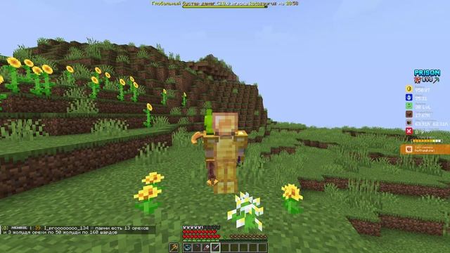 Minecraft prison evo я выбрался за карту