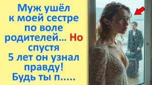 Муж ушёл к Моей сестре по ВОЛЕ Родителей… Но спустя 5 лет он узнал правду! Ты пожалеешь тва...