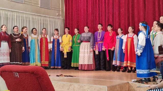 Фольклорный ансамбль «Лукошко», Руководитель Кулагина Е.Н., Концертмейстер Бузов С. И.