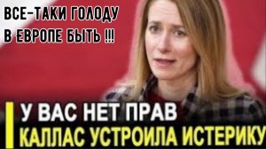 Каллас обиделась: В Европе реализуется худший сценарий — кризис стремительно усиливается.