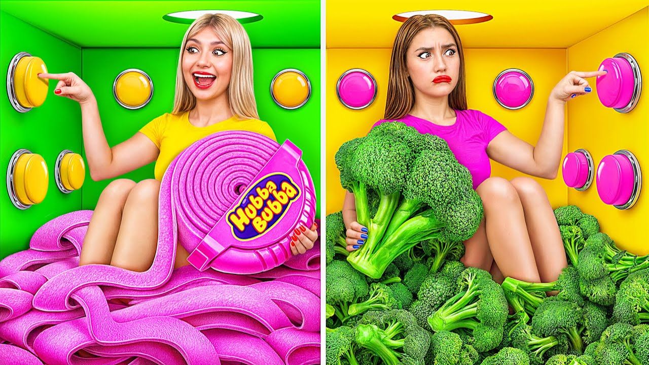 1000 Загадочных Кнопок и Только Одна Тебя Спасет # Война Пранков от Bubba DO Challenge