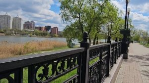 ДОНЕЦК ВЕСНА НАБЕРЕЖНАЯ И РЕМОНТ МОСТА