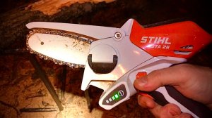 [Natalex] Аккумуляторная пила, Stihl GTA26. Сколько понадобится зарядов на определённый объём дров.