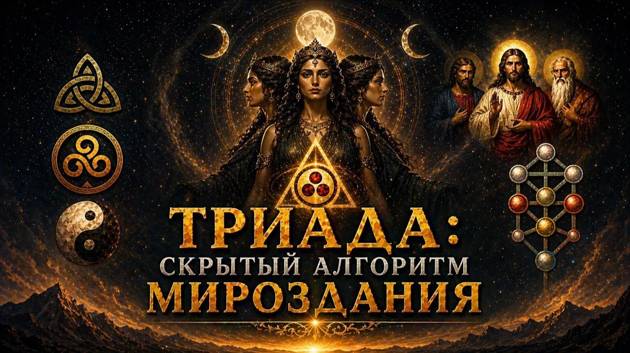 Триада: скрытый алгоритм Мироздания 🍀Автор: Вера Ориенс💚