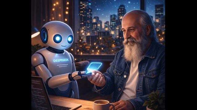 Мой верный помощник - Дипсик!