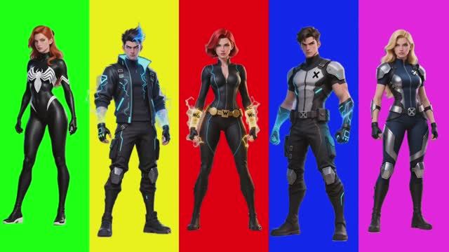 Марвел против Мальчиков и Девочек! 🦸♂️💃 Эпичная битва в Tiles Hop под Coffin Dance