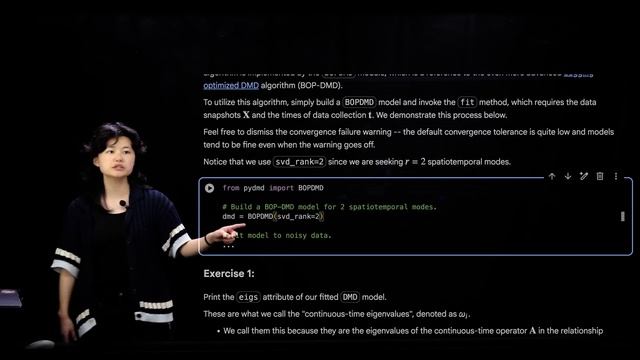 PyDMD — пакет Python для динамического разложения на моды (DMD)