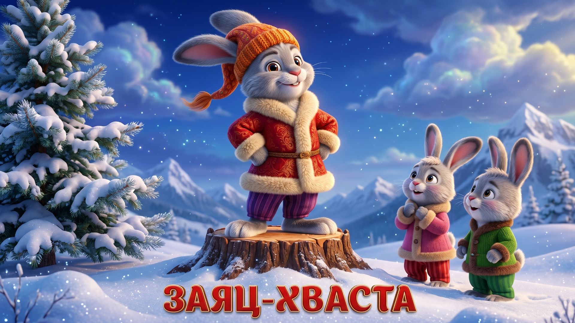 Заяц-хваста - Русская народная сказка  Сказка для детей Добрые сказки  Слушать аудиосказки онлайн