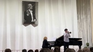 А.Балдассари «Соната Си бемоль мажор» 2 и 3 часть . Труба Всеволод Орлов