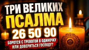 Бояться ночи или спать под защитой? Псалом 26, 50, 90 для крепкого сна