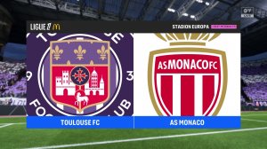 Тулуза  - Монако 31 тур Лига 1 Чемпионат Франции 25/26 FC26