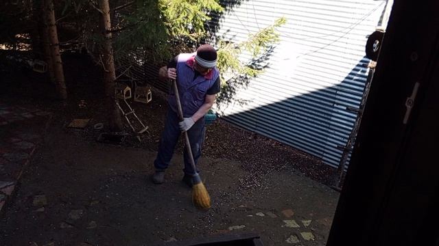 уборка зоопарка